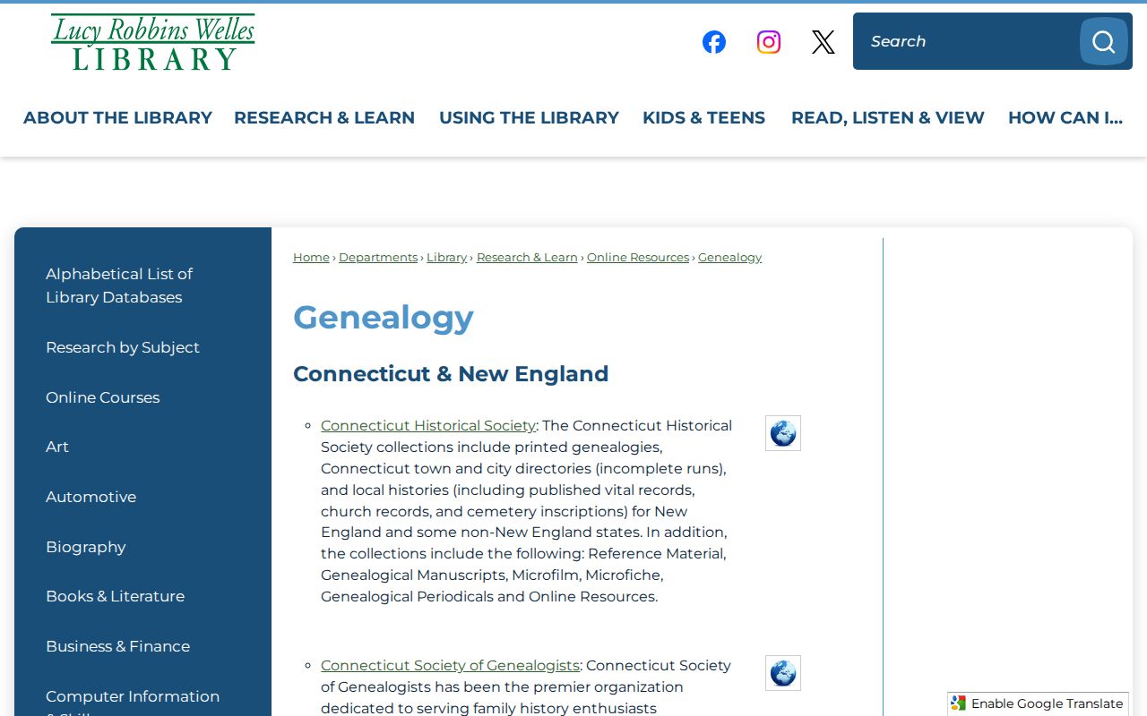 Newington city directory library genealogy and historical collection resources