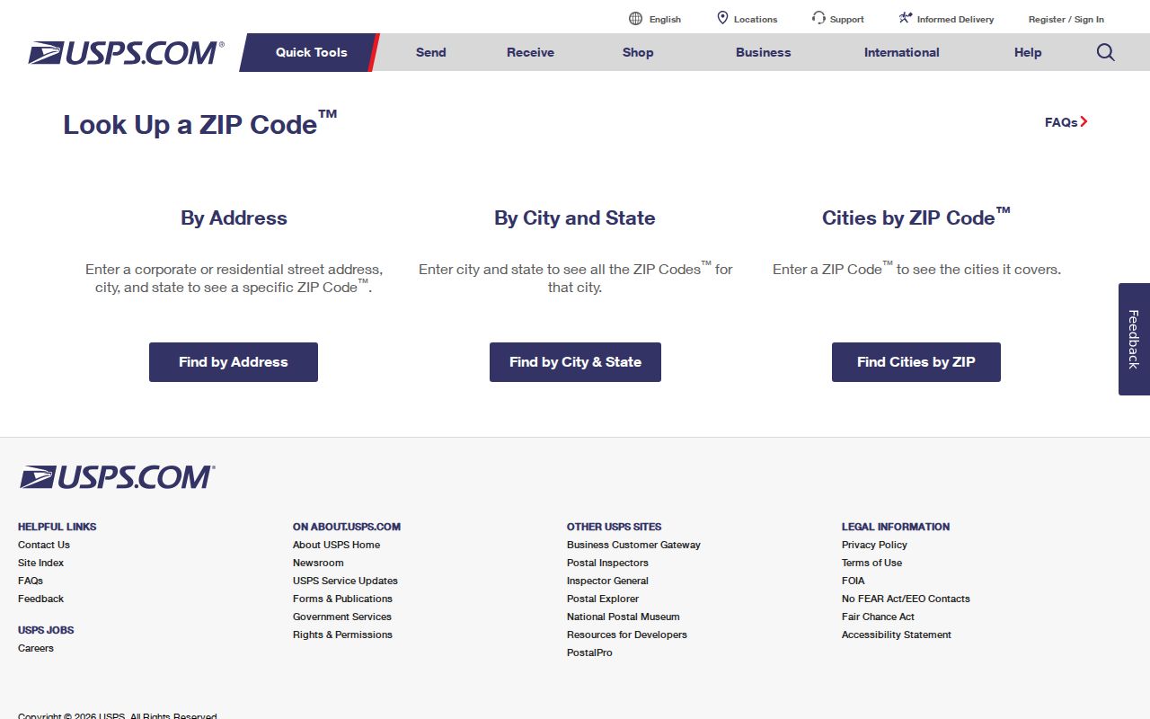 Newington ZIP code directory USPS address lookup
